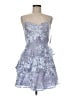 BCX 100% Nylon Blue Cocktail Dress Size 7 - photo 1