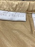 Lord & Taylor 100% Polyester Metallic Gold Casual Pants Size S - photo 6