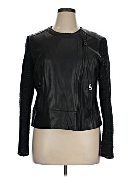 Laundry by Shelli Segal Leather Jacket (view 1)