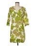 Boden Print Green Casual Dress Size 6 - photo 1