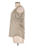 Juicy Couture Metallic Silver Short Sleeve Top Size L - photo 5