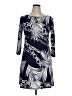 Touch Express Print Blue Casual Dress Size XL - photo 1