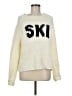 Elan Solid Ivory Pullover Sweater Size M - photo 1