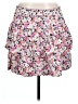 Universal Thread 100% Rayon Floral Pink Casual Skirt Size L - photo 1