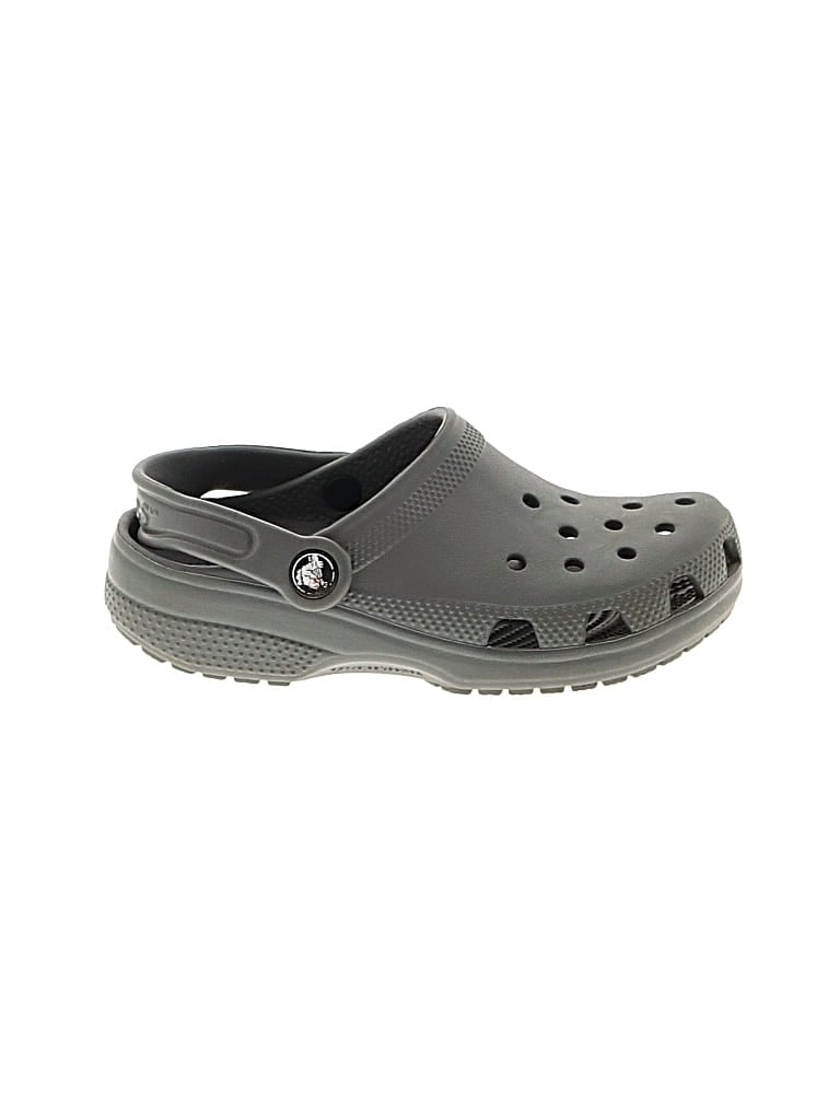 Pre-owned Crocs Kids' Clogs In Gray