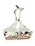 Hula Honey Print Ivory Swimsuit Top Size XS - photo 2
