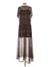 Torrid Animal Print Brown Casual Dress Size Lg Plus (0) - photo 2