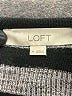 Ann Taylor LOFT Stripes Gray Casual Dress Size M - photo 7