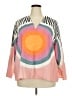 Unbranded Color Block Pink 3/4 Sleeve Blouse Size 2X - photo 1