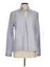 Lands' End Canvas Gray Long Sleeve Blouse Size M - photo 1