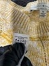 Lucky Brand 100% Cotton Yellow Pullover Sweater Size M - photo 8