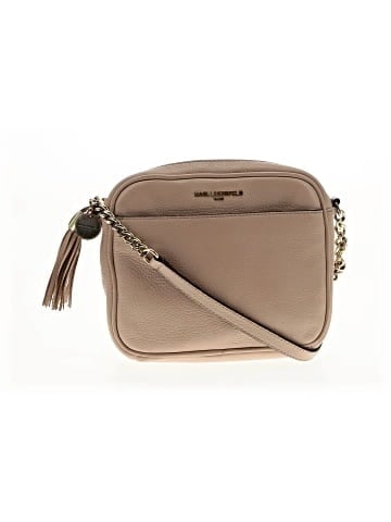 Karl Lagerfeld Paris Leather Crossbody Bag (view 1)