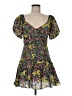 LoveShackFancy Floral Black Cocktail Dress Size 6 - photo 1