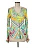 Hale Bob Yellow Long Sleeve Blouse Size M - photo 1