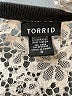 Torrid Silver Short Sleeve Blouse Size 3X Plus (3) - photo 7