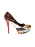 Aldo Graphic Red Heels Size 10 - photo 1