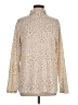 Unbranded Animal Print Tan Turtleneck Sweater Size L - photo 1