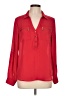 Dna Couture 100% Polyester Red Long Sleeve Blouse Size L - photo 1