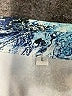 Unbranded 100% Polyester Print Blue Long Sleeve Blouse Size L - photo 7