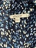 Chico's Animal Print Blue Sleeveless Button-Down Shirt Size M - photo 7