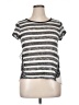 Iz Byer Silver Short Sleeve Top Size XL - photo 1