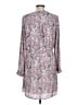 DR2 100% Polyester Paisley Purple Casual Dress Size L - photo 2