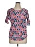 Ruby Rd. Pink Short Sleeve T-Shirt Size XL - photo 1