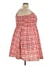 Torrid Checkered-gingham Red Casual Dress Size 4X Plus (4) - photo 4