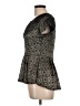 Love 21 Black Short Sleeve Top Size L - photo 5