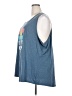 Instant Message Blue Tank Top Size 4X - photo 5