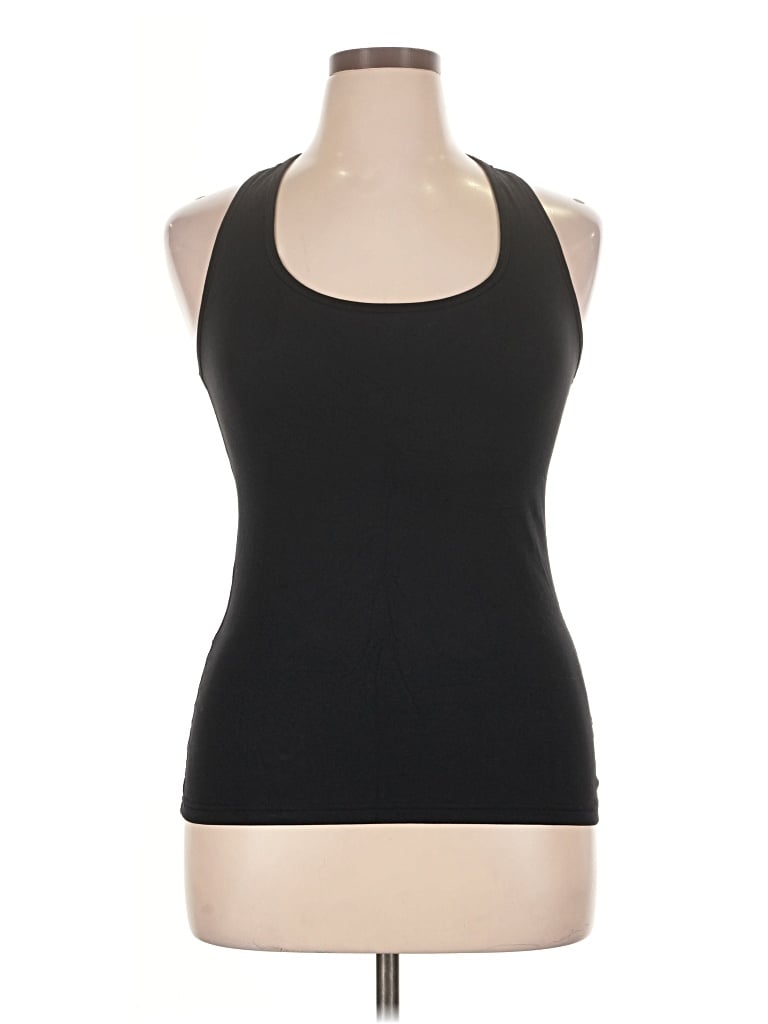Pre-owned 90 Degree By Reflex Tank Top Black Halter Neckline Tops