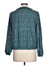 MELLODAY Teal Long Sleeve Blouse Size L - photo 2