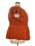 Torrid Orange Short Sleeve Blouse Size 4X Plus (4) - photo 4