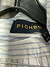 Piombo Stripes White Long Sleeve Button-Down Shirt Size M - photo 7