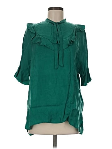 Sandro 3/4 Sleeve Blouse (view 1)