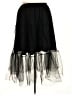 Torrid 100% Nylon Black Formal Skirt Size 5X Plus (5) - photo 2