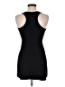 Solemio Solid Black Cocktail Dress Size M - photo 2
