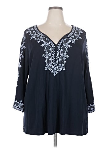 J.Jill 3/4 Sleeve Blouse (view 1)