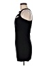 Solemio Solid Black Cocktail Dress Size M - photo 5
