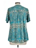 Assorted Brands Teal Short Sleeve Blouse Size L - photo 2