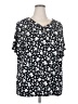 Talbots Black Short Sleeve Top Size 3X - photo 1
