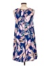 Acting Pro Tropical Blue Casual Dress Size L - photo 2