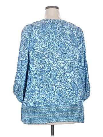 Democracy 3/4 Sleeve Blouse (view 2)