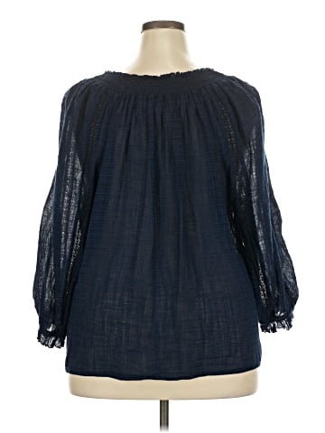 Sundance 3/4 Sleeve Blouse (view 2)