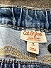 Cat & Jack Solid Blue Jeans Size 16 - photo 3