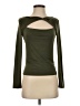 Express Green Long Sleeve Top Size S - photo 1
