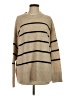 Aerie Stripes Tan Turtleneck Sweater Size S - photo 1