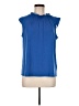 Adrianna Papell Blue Sleeveless Blouse Size M - photo 1