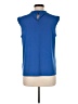Adrianna Papell Blue Sleeveless Blouse Size M - photo 2