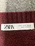 Zara Solid Burgundy Pullover Sweater Size S - photo 7